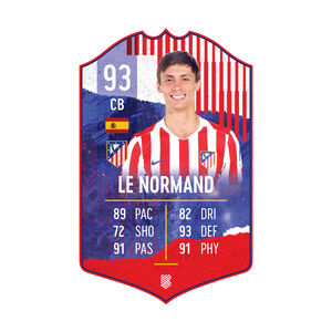 Carta Coleccionable Le Normand 25/26